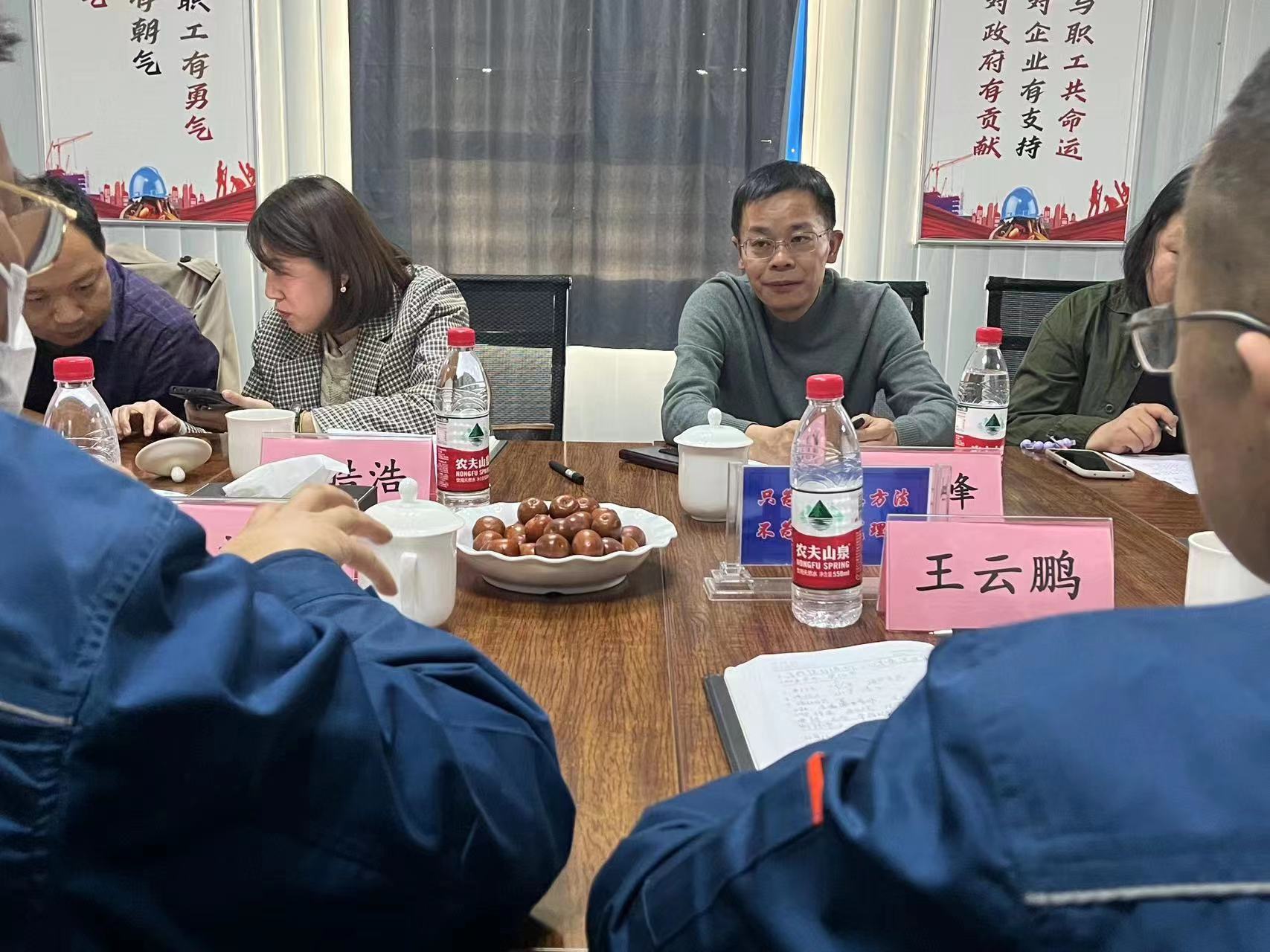 国家开展刷新委朱险峰一行莅临新疆鸿运国际 化工调研自然气使用情形